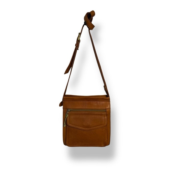Fossil Vintage Genuine Leather Crossbody Bag Brown - Picture 2 of 8